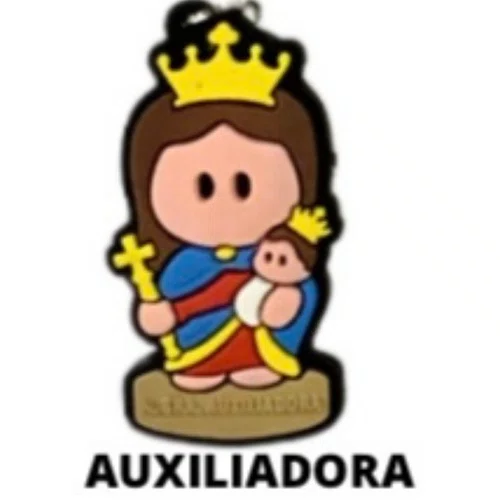 Cl1 Chaveiro De Borracha Auxiliadora - 10 Unidades