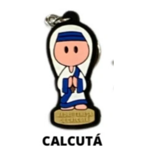 Cl1 Chaveiro De Borracha Calcutá - 10 Unidades