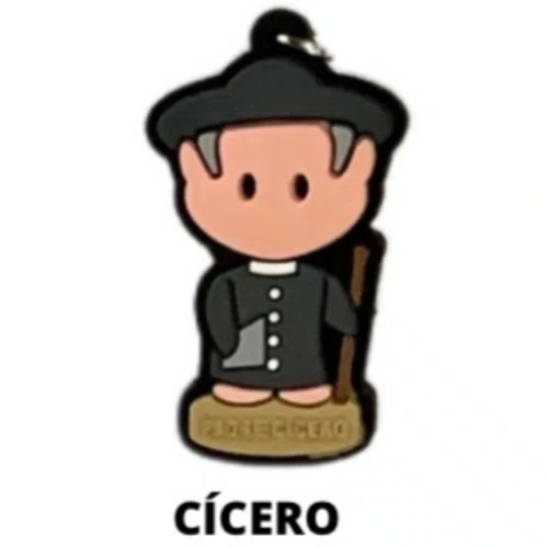 Cl1 Chaveiro De Borracha Cícero - 10 Unidades