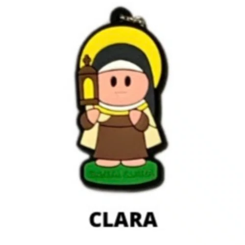 Cl1 Chaveiro De Borracha Clara - 10 Unidades