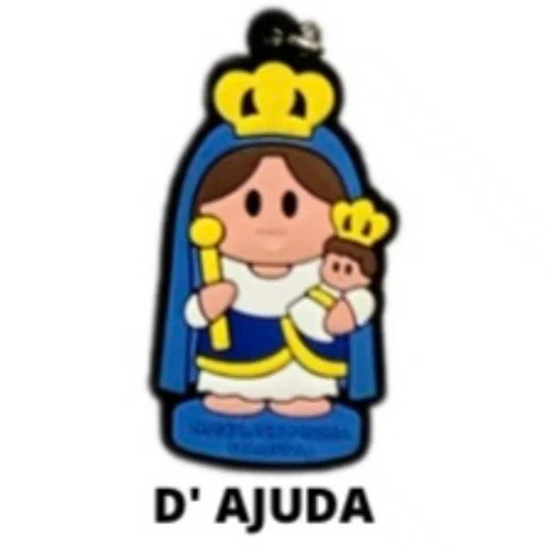 Cl1 Chaveiro De Borracha D'Ajuda - 10 Unidades