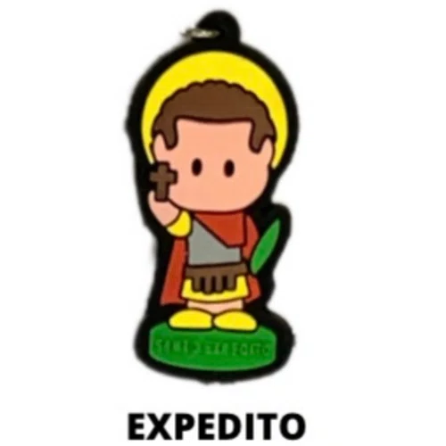 Cl1 Chaveiro De Borracha Expedito - 10 Unidades