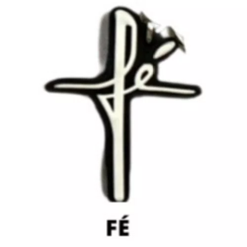 Cl1 Chaveiro De Borracha Fé - 10 Unidades