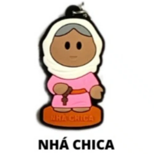 Cl1 Chaveiro De Borracha Nhá Chica - 10 Unidades