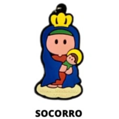 Cl1 Chaveiro De Borracha Socorro - 10 Unidades