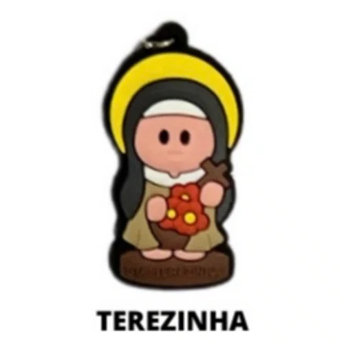 Cl1 Chaveiro De Borracha Terezinha - 10 Unidades