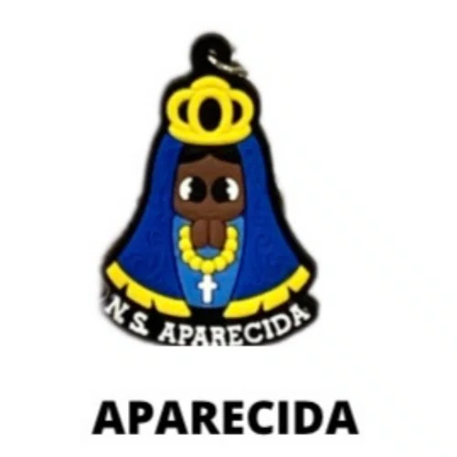Cl2 Chaveiro De Borracha Aparecida - 10 Unidades