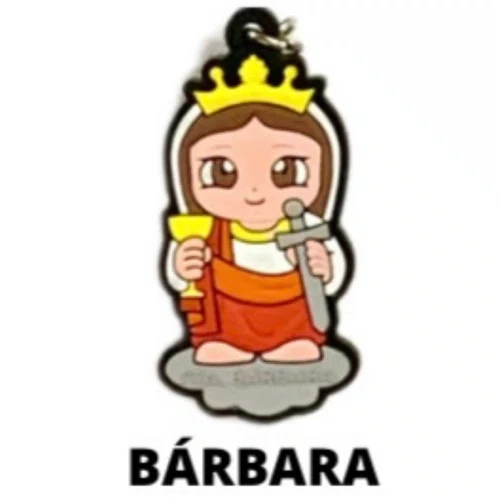 Cl2 Chaveiro De Borracha Bárbara - 10 Unidades