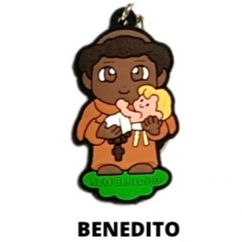 Cl2 Chaveiro De Borracha Benedito - 10 Unidades