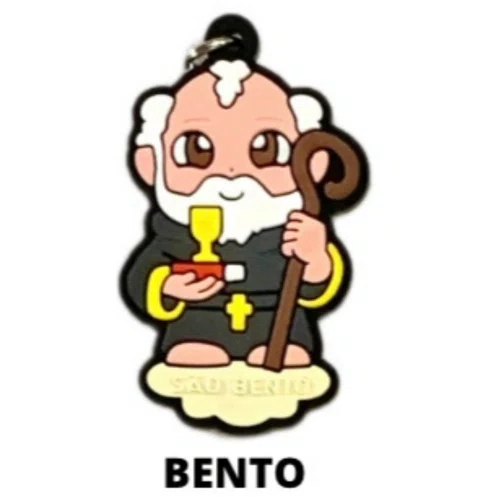 Cl2 Chaveiro De Borracha Bento - 10 Unidades