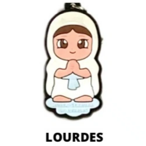 Cl2 Chaveiro De Borracha Lourdes - 10 Unidades