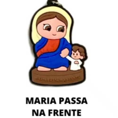 Cl2 Chaveiro De Borracha Maria Passa na Frente - 10 Unidades