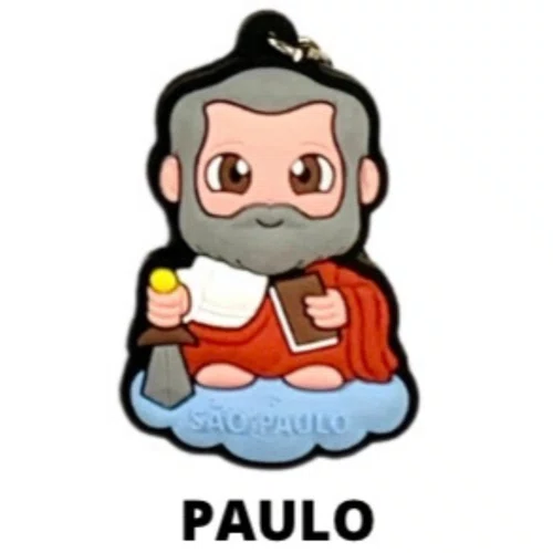 Cl2 Chaveiro De Borracha Paulo - 10 Unidades