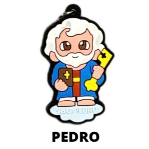 Cl2 Chaveiro De Borracha Pedro - 10 Unidades