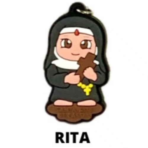 Cl2 Chaveiro De Borracha Rita - 10 Unidades