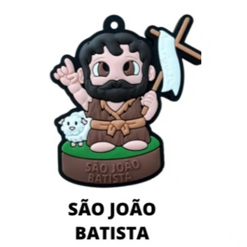 Cl2 Chaveiro De Borracha São João Batista - 10 Unidades