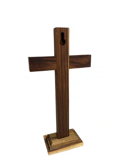 Crucifixo de Madeira São Bento - 27cm Ref:134