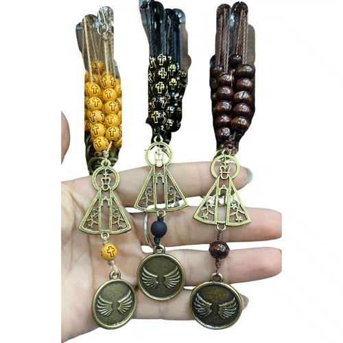 Dezena Cordão Aparecida - Marrom Madeira