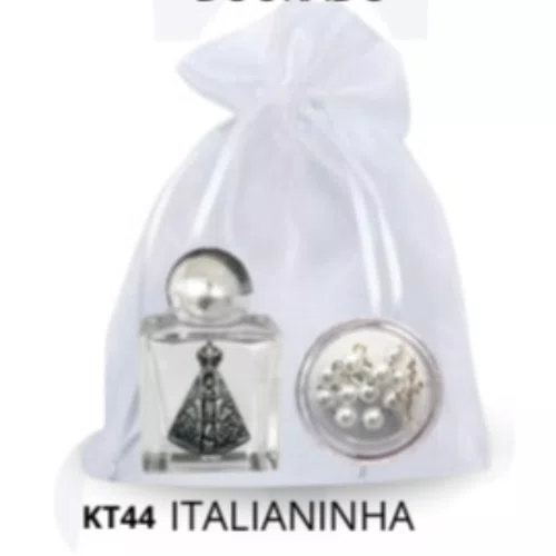 Kit Porta Água Benta + Porta Terço + Dezena - Italianinha