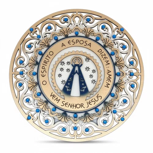 Mandala De Nossa Senhora Aparecida Nicho P - Branca