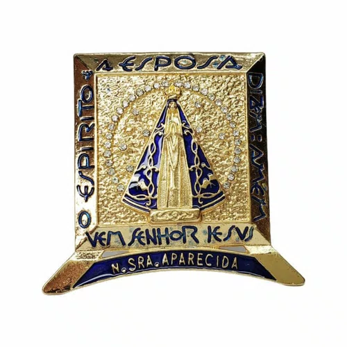 Nicho de Metal Aparecida com Pedestal - 6 unidades