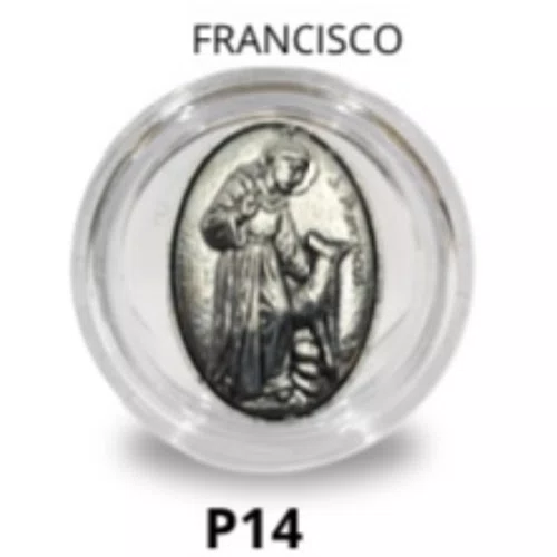 Porta Terço Acrílico + Mini Tercinho - Francisco