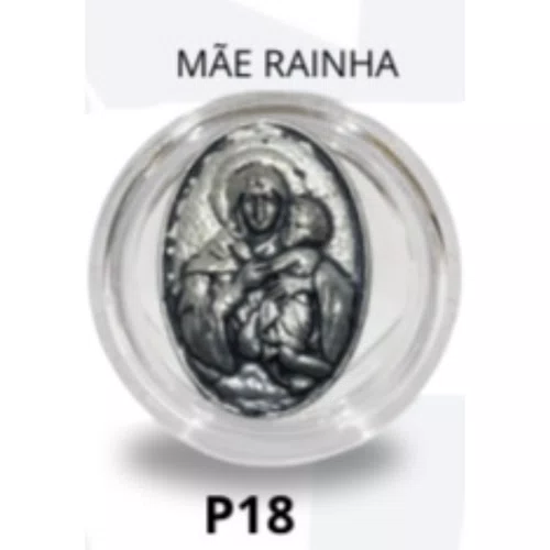Porta Terço Acrílico + Mini Tercinho - Mãe Rainha