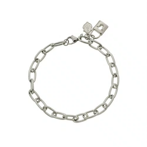Pulseira Cadeia da Consagração Aço Inoxidável Grossa