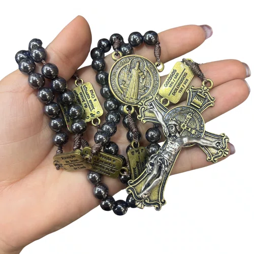 Terço da Contemplação Hematita