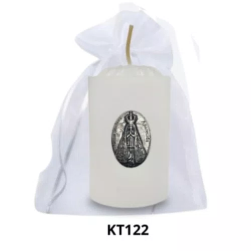 Vela Votiva Pingente KT122 - Prata