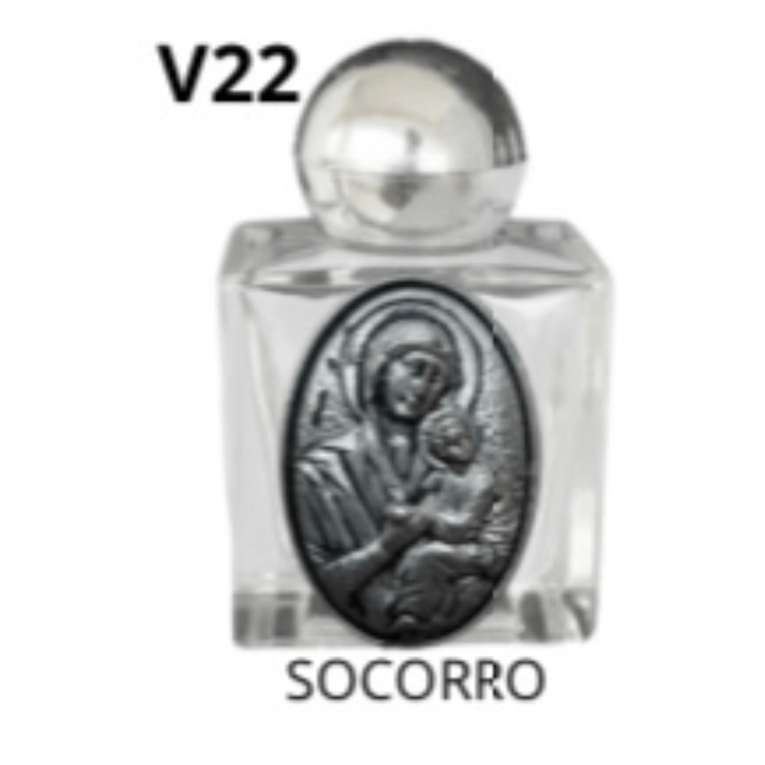 Porta água Benta Socorro Vidro P - 10ml