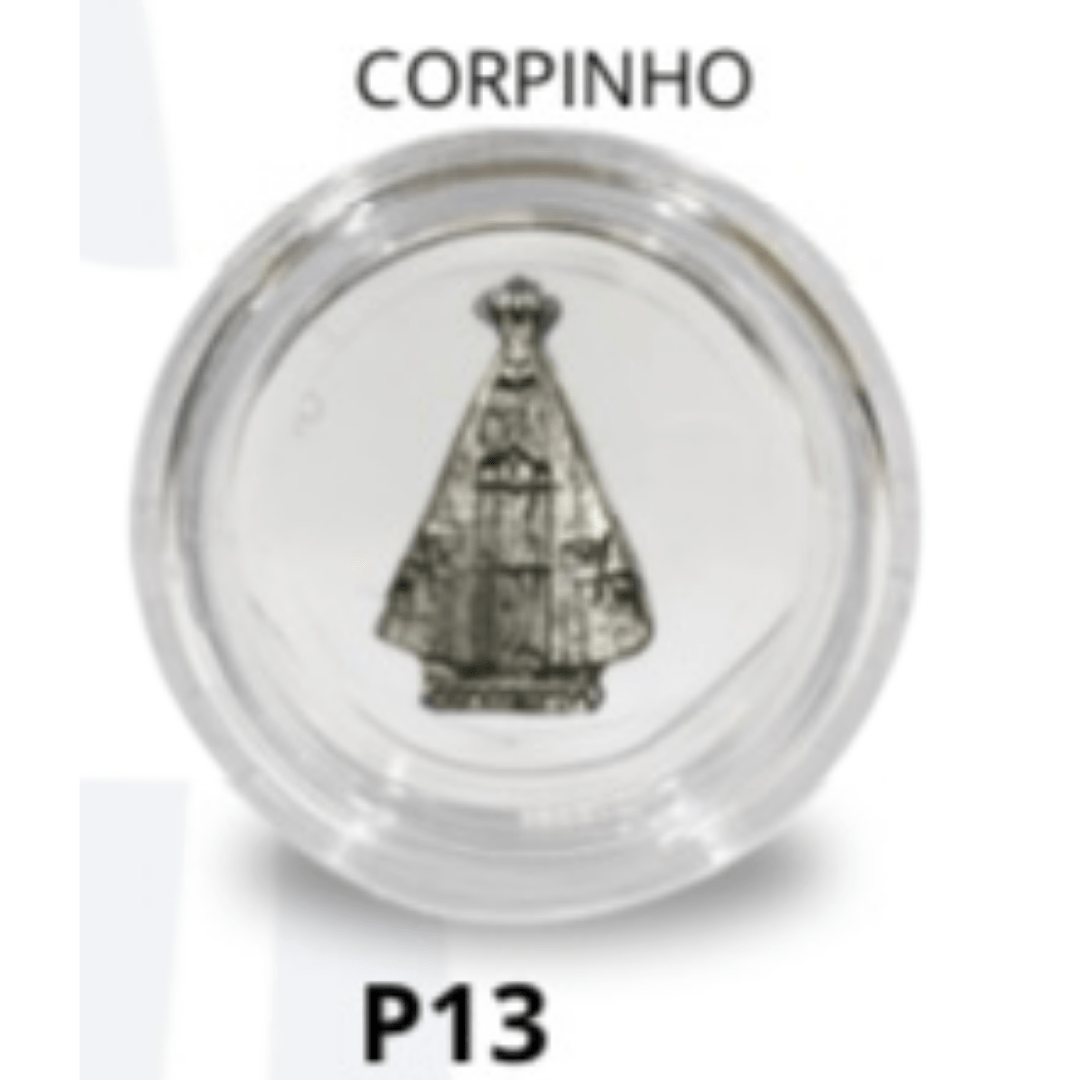 Porta Terço Acrílico + Mini Tercinho - Corpinho
