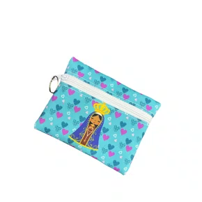 Bolsinha de Pano - Aparecida Verde Água