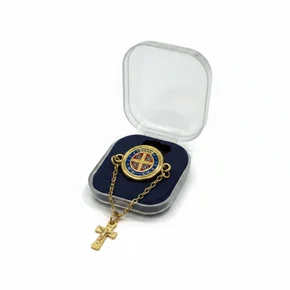 Broche de Metal São Bento - 6 Unidades