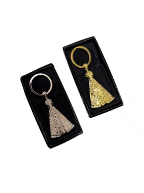 Chaveiro de Metal com Caixinha Aparecida - 6 unidades