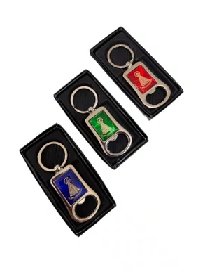 Chaveiro de Metal com Caixinha Aparecida Abridor  - 6 unidades