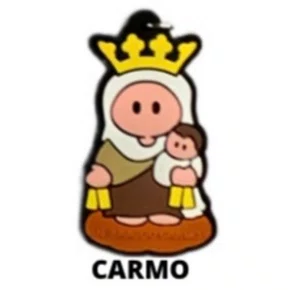 Cl1 Chaveiro De Borracha Carmo - 10 Unidades
