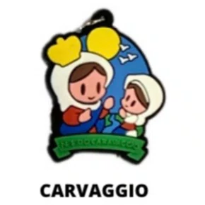 Cl1 Chaveiro De Borracha Carvaggio - 10 Unidades