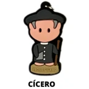 Cl1 Chaveiro De Borracha Cícero - 10 Unidades