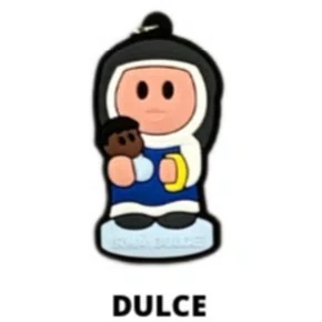 Cl1 Chaveiro De Borracha Dulce - 10 Unidades