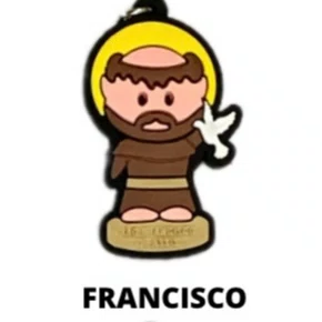 Cl1 Chaveiro De Borracha Francisco - 10 Unidades