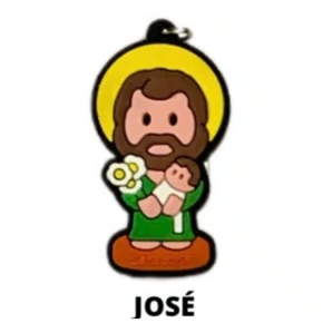 Cl1 Chaveiro De Borracha José - 10 Unidades