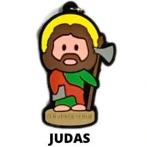 Cl1 Chaveiro De Borracha Judas - 10 Unidades