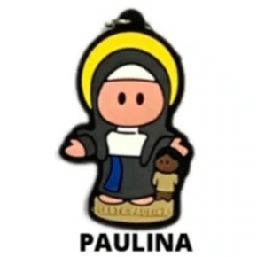 Cl1 Chaveiro De Borracha Paulina- 10 Unidades