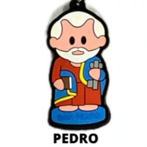 Cl1 Chaveiro De Borracha Pedro - 10 Unidades