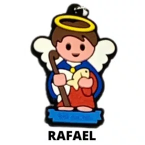 Cl1 Chaveiro De Borracha Rafael - 10 Unidades