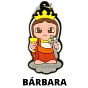 Cl2 Chaveiro De Borracha Bárbara - 10 Unidades