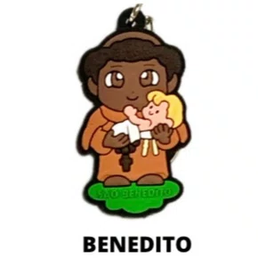 Cl2 Chaveiro De Borracha Benedito - 10 Unidades