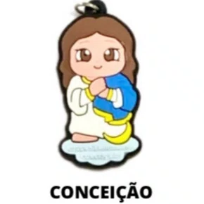 Cl2 Chaveiro De Borracha Conceição - 10 Unidades