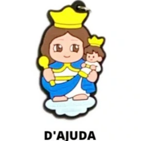 Cl2 Chaveiro De Borracha D'Ajuda - 10 Unidades